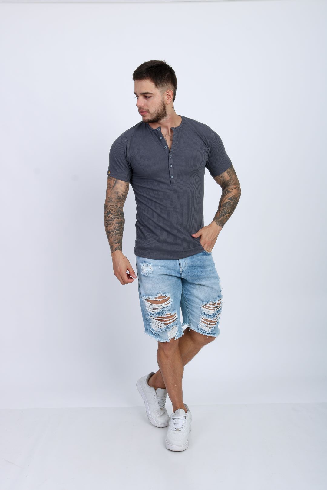 Bermuda Jeans Slim Fit