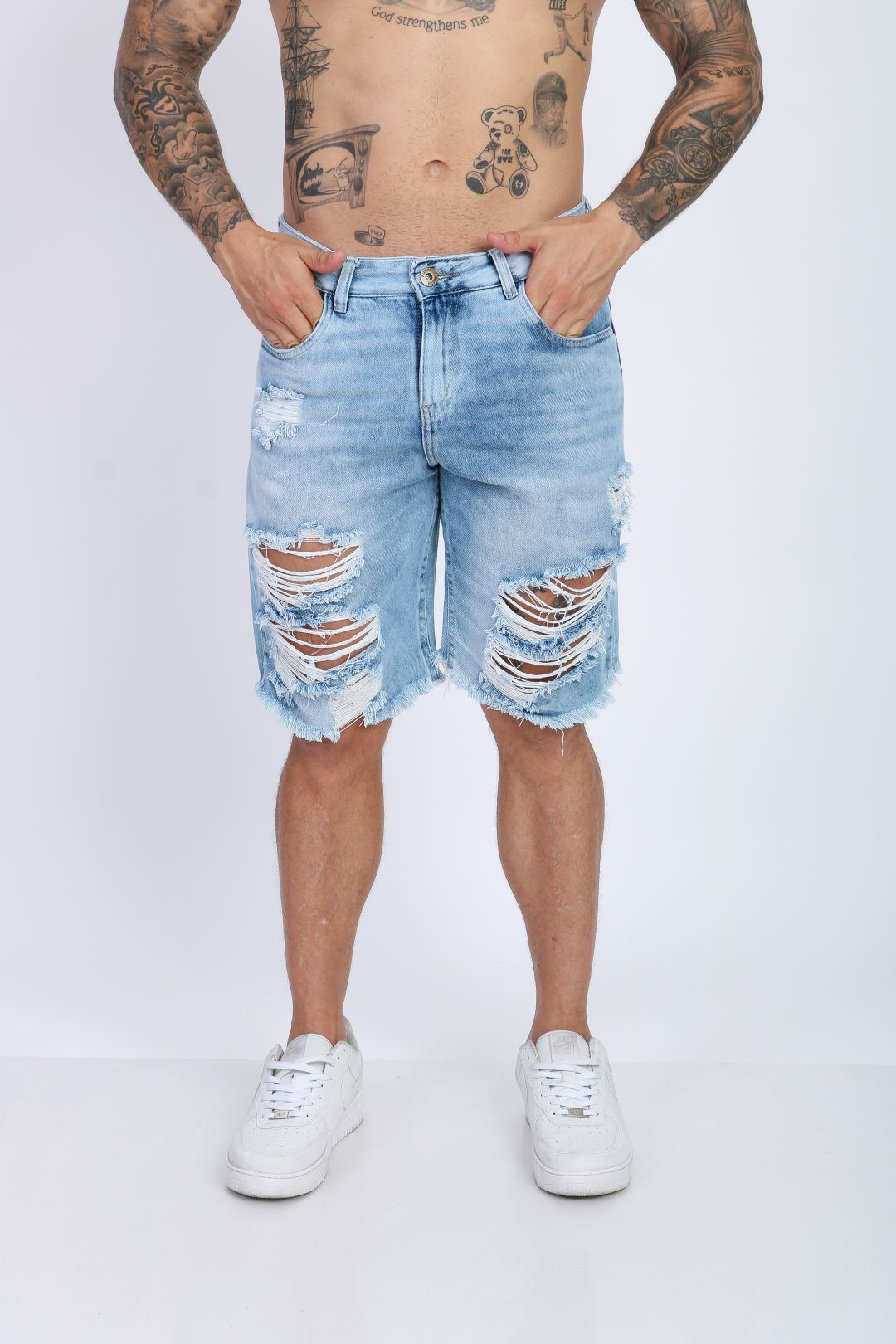 Bermuda Jeans Slim Fit