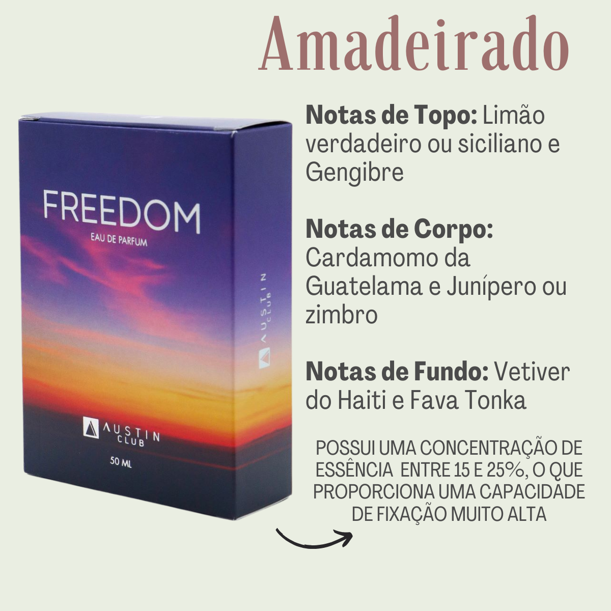 Perfume Freedom Eau de Parfum 50 ml