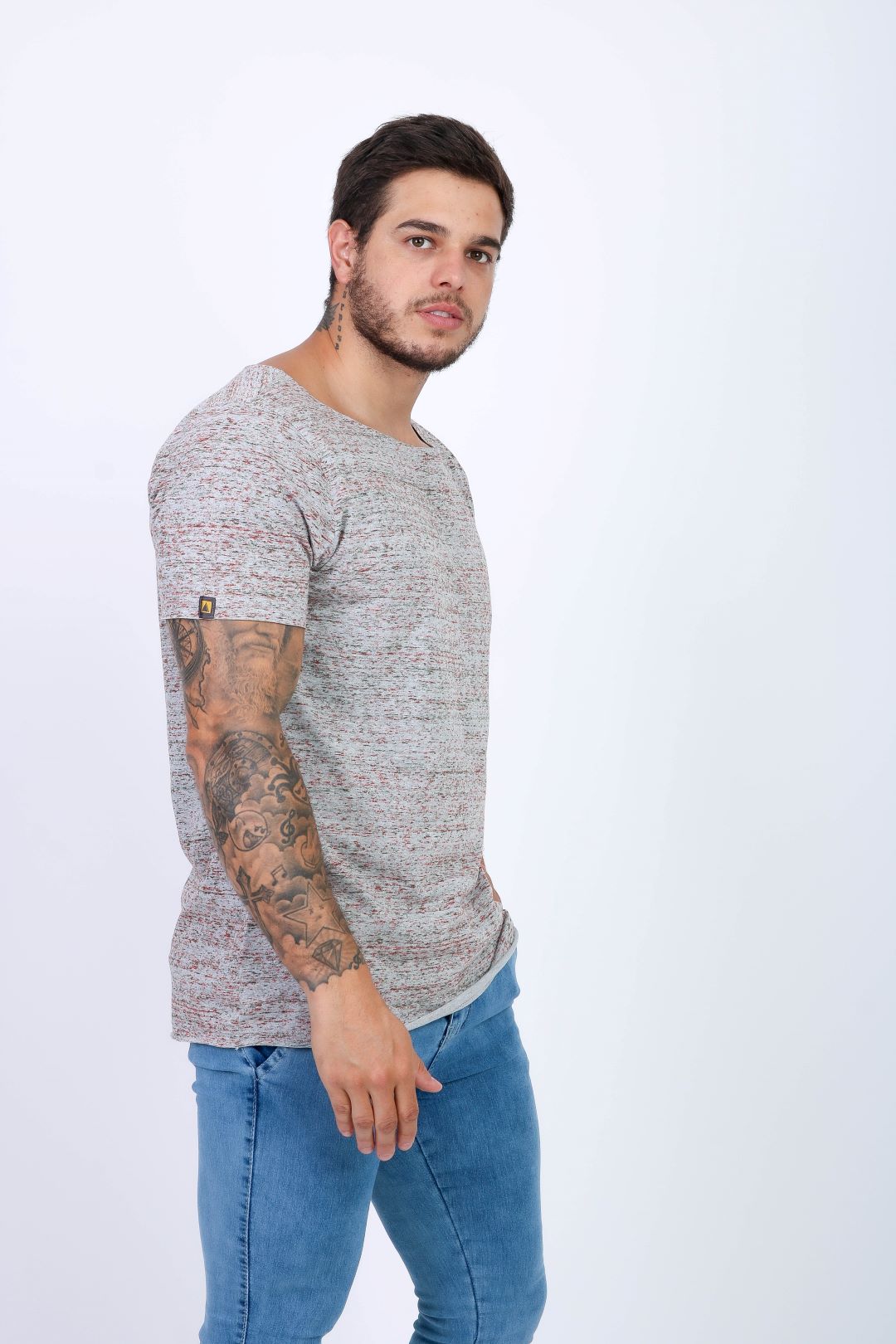 Camiseta Slim Gola Canoa Premium